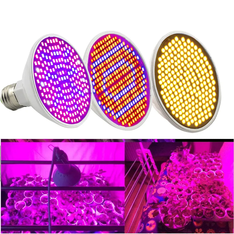 LED Plant Grow light full spectrum Flower growing sunlight phyto lamp bulb for indoor phyto lamp Hydro grow box tent lighting [GAR]