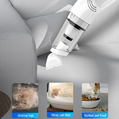 Handheld Home Vacuum Cleaner Rechargeable Portable Vacuum Cleaner Car Home Dual Purpose Wireless Dust Catcher Pet Hair 10000PA [VAC]