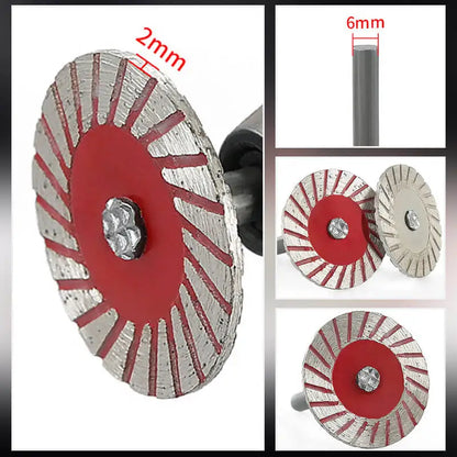 Pousbo® Stone carving 40mm blades Mini Diamond Saw Blades Disk Cutting Turbo Disc with Thread [TPT]