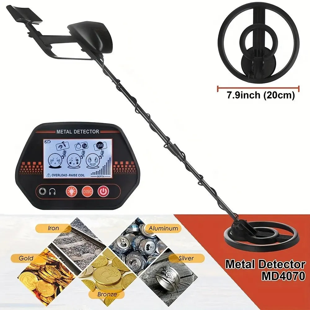 High Sensitivity Beach Treasure Finder Handheld Underground Metal Detector For Children And Adults High Precision Gold Detector [MTL]