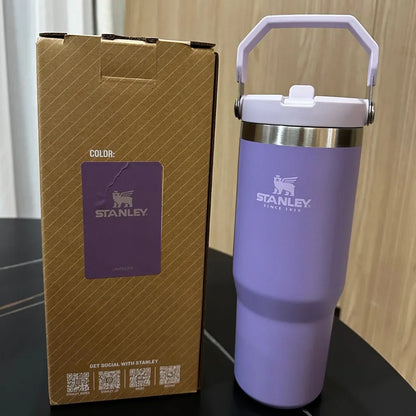 STANLEY Stainless Steel Tumbler,Vacuum Insulated Water Bottle for Home, Office or Car, Reusable Cup Leak Resistant Flip [MUG]