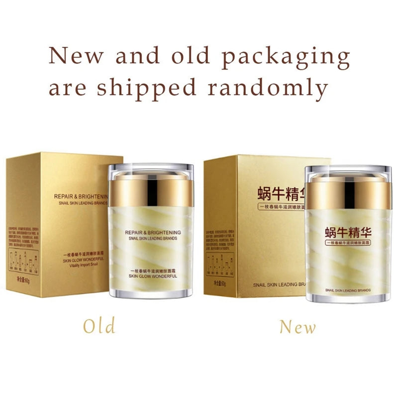 60g Snail Collagen Face Cream Age Less Natural Moisturizing Anti-Wrinkle Whitening Lifting Hydrating Nourishing Beauty Skin Care [SKC]