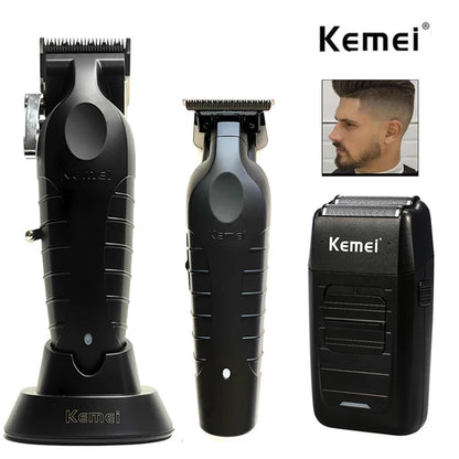 Kemei KM-2296 KM-2299 KM-1102 Hair Clipper Kit Men's Electric Shaver Hair Trimmer Machine Professional Hair Cutting Machine [HAI]