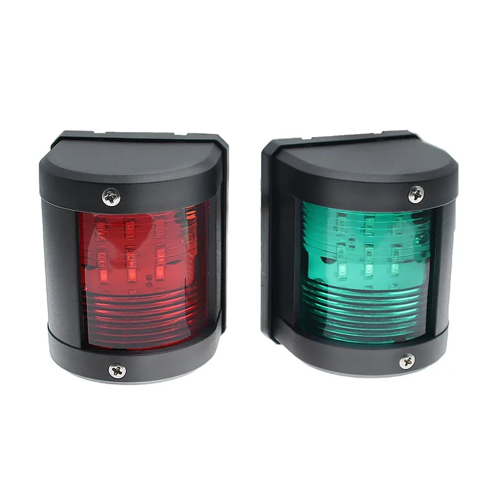 Marine Navigation Signal Lights Red Green LED Anchor Warning Light IP66 12V 24V Sailing Lamp for Speed Boat Styling Accessories [MRN]