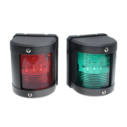 Marine Navigation Signal Lights Red Green LED Anchor Warning Light IP66 12V 24V Sailing Lamp for Speed Boat Styling Accessories [MRN]