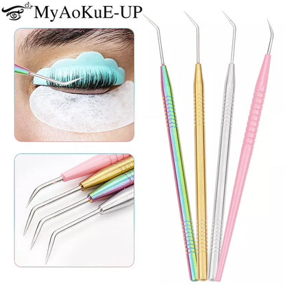 1pcs Lash Lift Curler Kit Eyelash Perming Stick Stainless Steel Cosmetic Applicator Comb Makeup Tool Eyelash Extension Supplies [CSM]