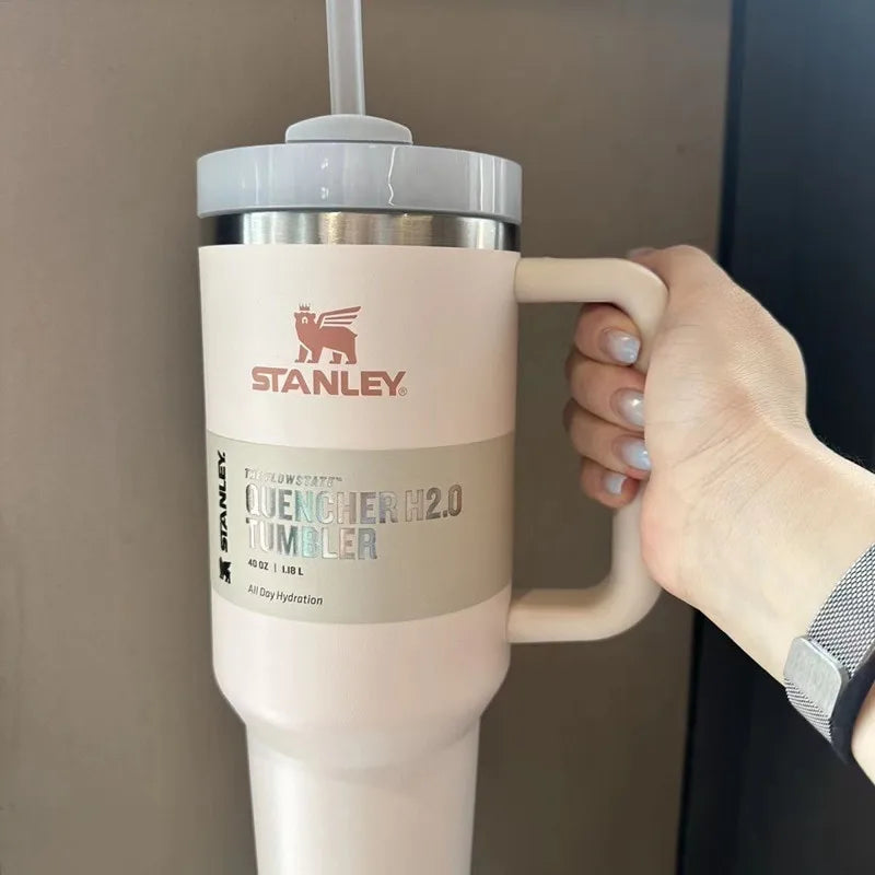 Stanley Quencher H2.0 Flow State Tumbler 30oz/40oz Insulated Thermal Coffee Cup Stainless Steel Travel Mug Vacuum Insulated Cup [MUG]