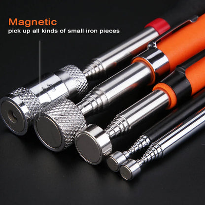 Mini Portable Telescopic Magnetic Magnet Pen Handy Tool Capacity For Picking Up Nut Bolt Extendable Pickup Rod Stick [MAG]