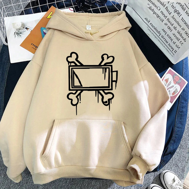 Harajuku Men's Hoodie MURDER DRONES Hoodies Printing Long Sleeve Casual Spring Autumn Sweatshirt Streetwear Y2k Clothes Unisex [MEN]