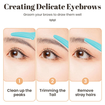 Ashowner Eyebrow Trimmer Portable Face Razor Hair Remover Eye Brow Epilation Hair  Removal Cutter Shaver Blades Makeup Tools [HAI]