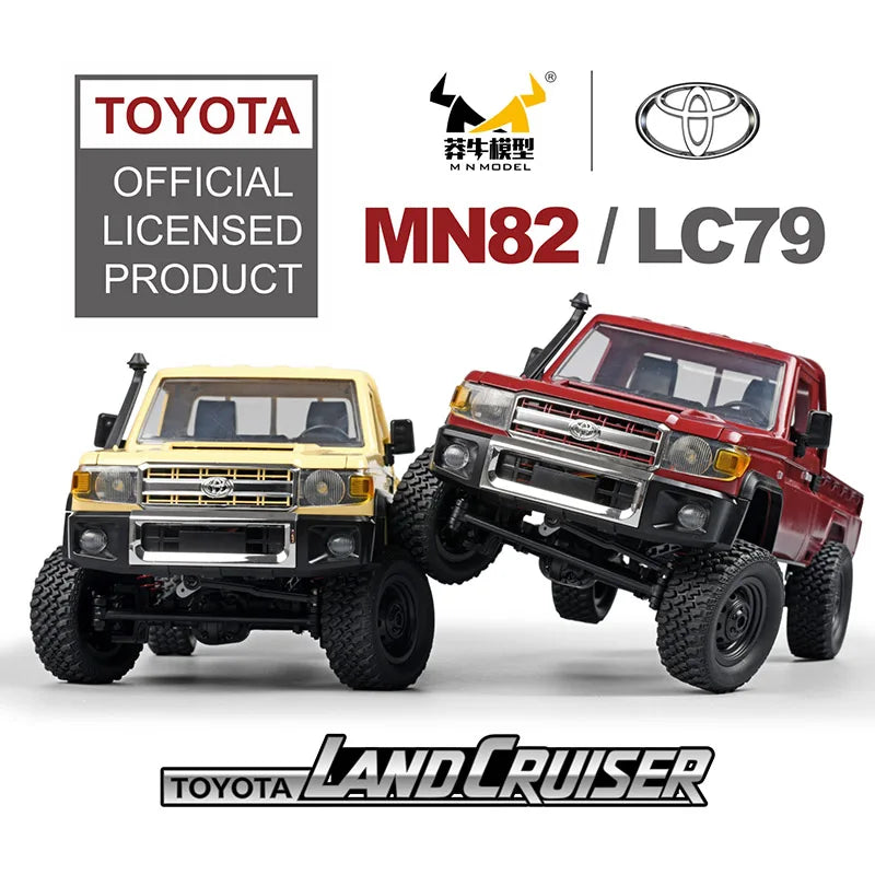 MN82 1:12 Full Scale MN Model RTR Version RC Car 2.4G 4WD 280 Motor Proportional Off-Road RC Remote Control Car For Boys Gifts [TOYS]