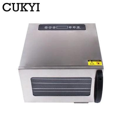 Stainless Steel Food Dehydrator Fruit Vegetable Herb Meat Drying Machine Pet Snacks food Dryer with 6 trays 220V EU US [HAP]