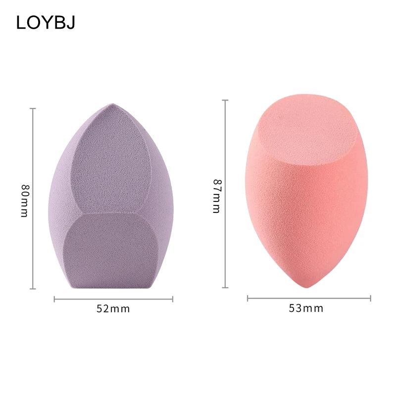 LOYBJ 1/2Pcs Big Size Makeup Sponge Foundation Cosmetic Puff Smooth Powder Concealer Beauty Spong Blender Cosmetic Make Up Puff [CSM]