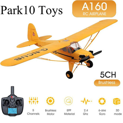 Hot WLtoys XK A160 J3 RC Airplane RTF EPP RC Brushless Motor  Airplane Foam Plane 3D/6G System 650mm Wingspan Kit For Adult Gift [TOYS]