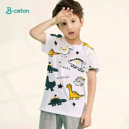 Children's Clothing T-Shirt  Kids Clothes Boys Girls Summer Cartoon Tops Short Sleeve Clothes 100% Cotton Baby Clothing [TSH]