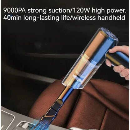 High Power Vacuum Cleaner, Mini Cordless, 2000PA Strong Suction, Rechargeable Portable Dust Collector, for Cars, Keyboard Gaps [CAR]