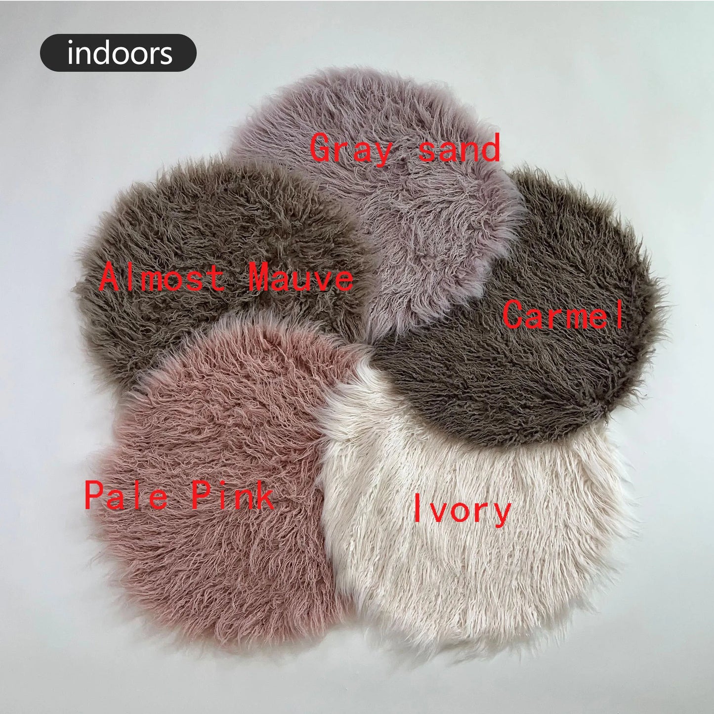 Don&Judy Newborn Photography Props Soft Baby Faux Fur Long Pile Blanket Background Kid Layer Cute Infant Photo Shoot Accessories [PHO]