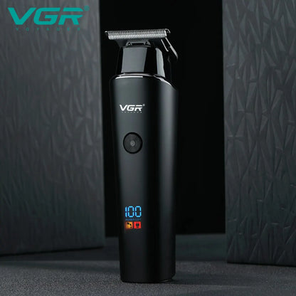 VGR Hair Trimmer Professional Electric Trimmers Cordless Hair Clipper Rechargeable LED Display V 937 [HAI]