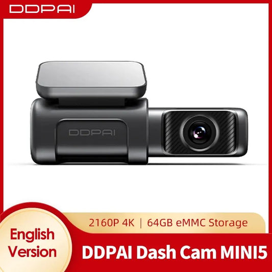 DDPAI Dash Cam Mini 5 4K 2160P HD DVR Car Camera Hidden Android Wifi Auto Drive Vehicle Video Recorder [CAR]