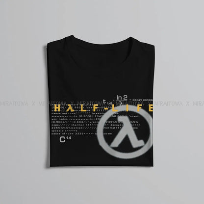 Half Life Game 1998 T Shirt Punk Men's Tees Summer Cotton Tops Harajuku Crewneck TShirt [MEN]