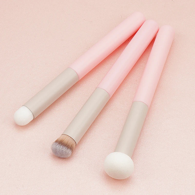 1 Pc Soft Makeup Brushes Sponge Concealer Brush Lipstick Lip Powder Puff Wet Dry Use Foundation Contour Cosmetic Tools [CSM]