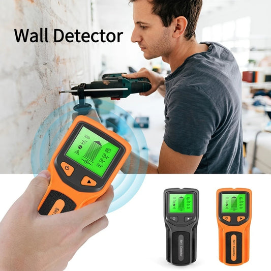 5 in 1 Metal Detector Professional Pipe Detector and Cables on Wall AC Voltage Firewire Detection Electric Box Detector Scanner [MTL]