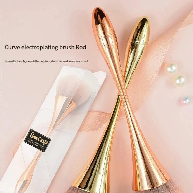 Cosmetic Brush Loose Powder Brush Oversized Highlighting Brush Blush Brush Soft Hair Makeup Fixing Powder Puff Beauty Tools [CSM]