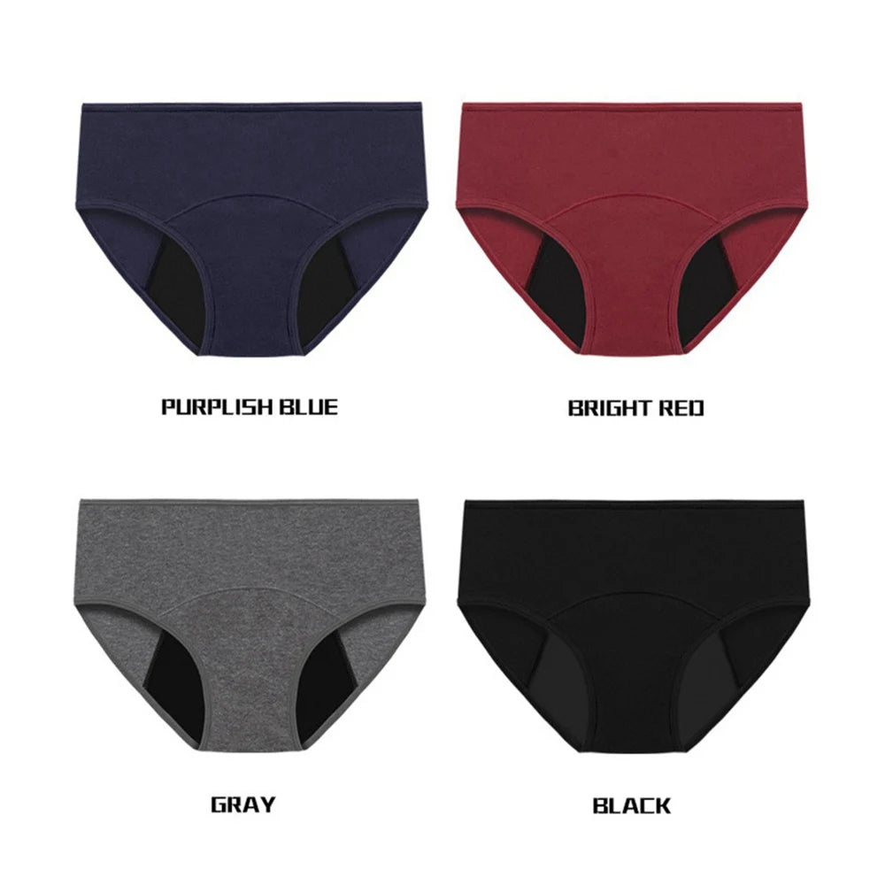 Very Abundant Menstrual Panties Woman Breathable Women's cotton briefs Low Waist Physiological Period Underwear For Women [UND]