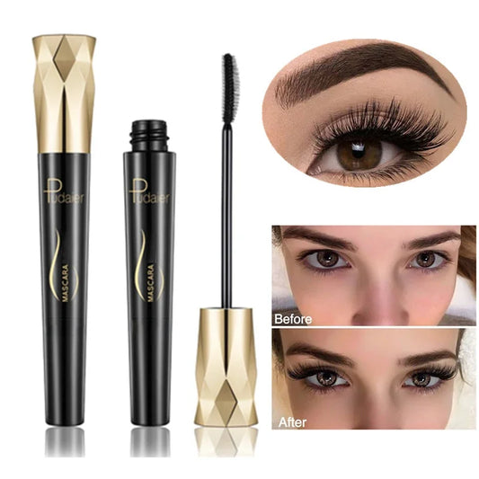 4d Silk Fiber Lash Mascara Curling Volume Express Eyelashes Waterproof Liquid Rimel 3d Fiber Lash Extension Mascara Cosmetic [CSM]