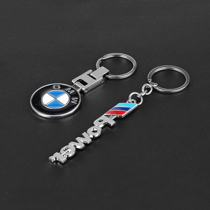 BMW Keychain Metal Emblem Style Keyring Car Motorcycle Accessories Fashion Gift For BMW M Performance M3 M5 M6 Power F10 F13 E30 [BDK]