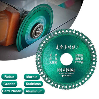 100mm Composite Multifunctional Cutting Saw Blade Diamond Super Hard Circular Saw Disc Metal Tile Rock Marble Pipe Wall Cutting [TPT]