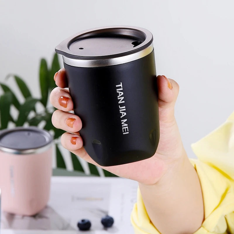 Stainless Steel Coffee Mug Leak-Proof Thermos Travel Thermal Vacuum Flask Insulated Cup Milk Tea Water Bottle Tumbler Drinkware [MUG]