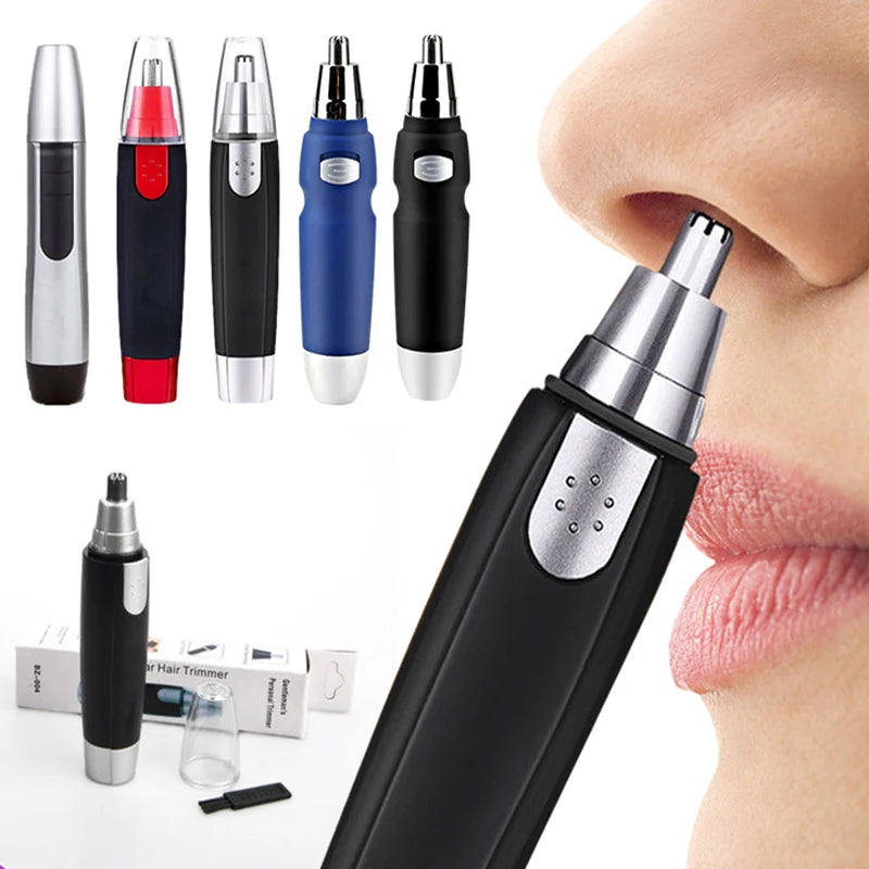 Electric Nose Hair Trimmer Ear Face Eyebrow Hair Clean Trimmer House Home Men Women Nose Hair Nose Remover Face Care Kit Tools [HAI]