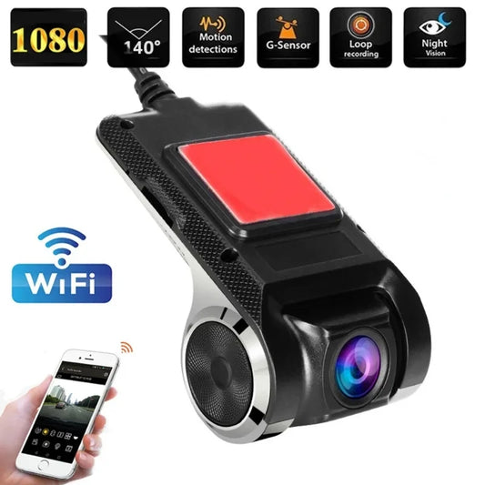 Car Camera Recorder HD Hidden Camera WIFI Dual-lens USB Dash Cam for Car DVD Android Player ADAS 1080P Night Version 4k Dash Cam [CAR]