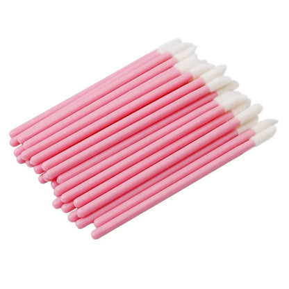 500-2000Pcs Pink Disposable Lip Brush Full Size Lipsticks Lipbrush Mascara Applicator Lipstick Wands Set Cosmetic Makeup Tool [CSM]