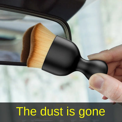 Car Air Vent Cleaning Soft Brush with Casing Car Interior Cleaning Tool Artificial Car Brush Car Crevice Dusting Car Detailing [CAR] [DTL]