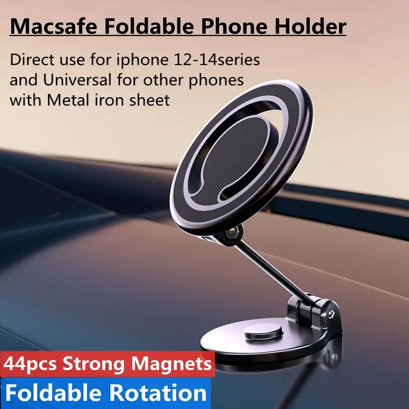 1080 Magnetic Car Mobile Phone Holder Magnet Car Bracket Mount Cell Smartphone Support in Car For iPhone 15 14 13 Samsung Xiaomi [PHH]