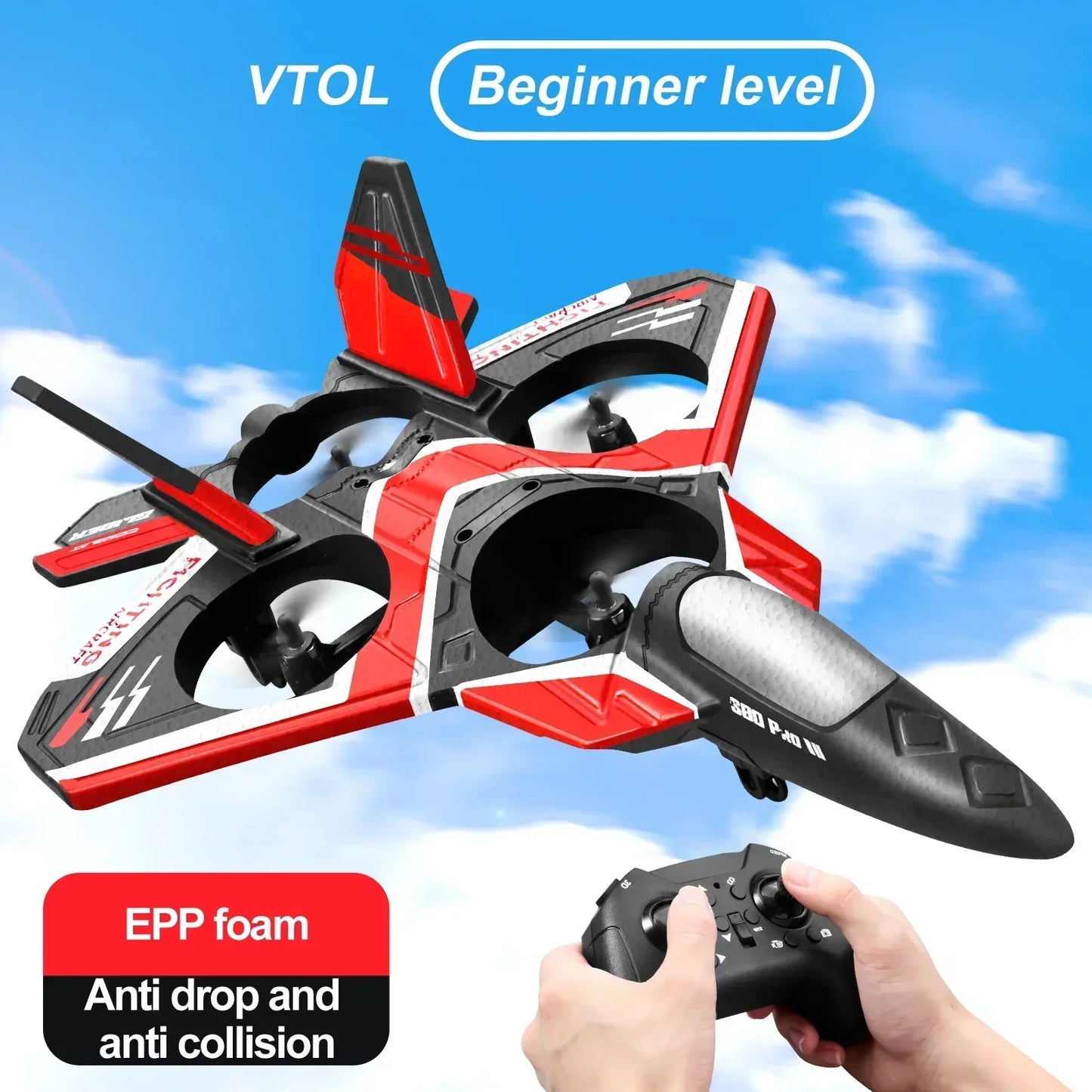 RC Foam Aircraft Plane With Led light 2.4G Radio Control Glider Remote Control Fighter Plane Glider Airplane Foam Boys Toys [TOYS]