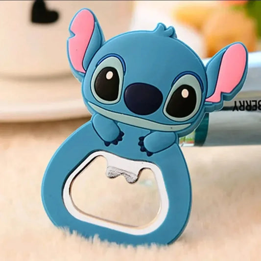 Kawaii Disney Stitch Bottle Opener Lilo & Stitch Peripheral Fridge Magnet Cartoon Multifunctional Beer Bottle Opener [MAG]