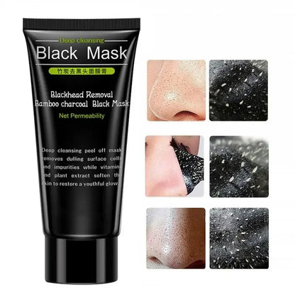 BIOAQUA Blackhead Remover Tearing Mask Deep Cleaning Skin Care Peel Off Masks Oil Control Deep Purifying Charcoal Black Mud Mask [SKC]