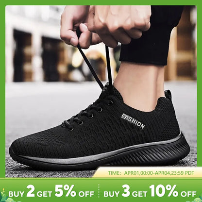 Men Shoes Running Shoes For Men Lightweight Tenis Comfortable Breathable Walking Sneakers [SHO]