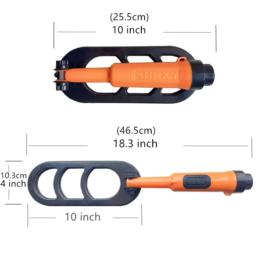 2022 Underwater Dive Scuba Metal Detector Folding Waterproof Coil Pulse Scan Pinpointer Diving Glod Detecting [MTL]