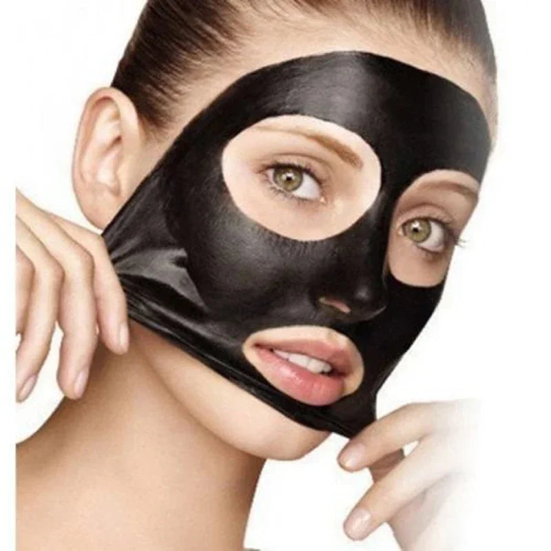 BIOAQUA Blackhead Remover Tearing Mask Deep Cleaning Skin Care Peel Off Masks Oil Control Deep Purifying Charcoal Black Mud Mask [SKC]