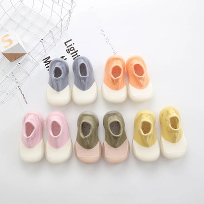 baby socks shoes for spring autumn cute cat style cotton floor shoes soft botton anti-slip first walkers 0-3 years [SOX]