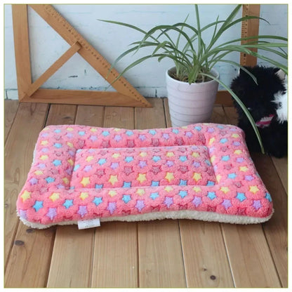 Flannel Pet Mat Dog Bed Cat Bed Thicken Sleeping Mat Dog Blanket Mat For Puppy Kitten Pet Dog Bed for Small Large Dogs Pet Rug [PET]