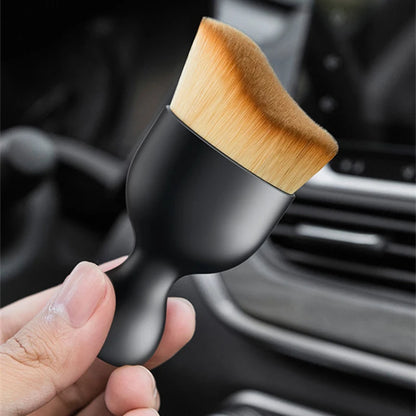 Car Air Vent Cleaning Soft Brush with Casing Car Interior Cleaning Tool Artificial Car Brush Car Crevice Dusting Car Detailing [CAR] [DTL]