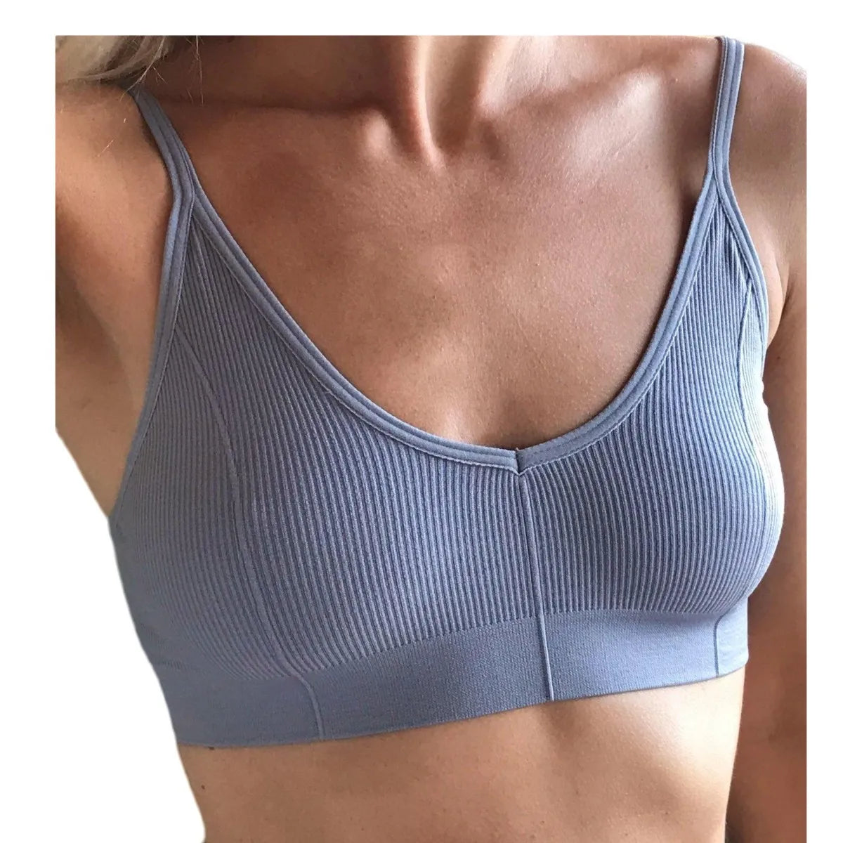 Seamless Tube Tops Bra For Women U Back Sexy Lingerie Sports Bralette Female Backless Top Adjust Strap Bandeau Ribbed Underwear [UND]