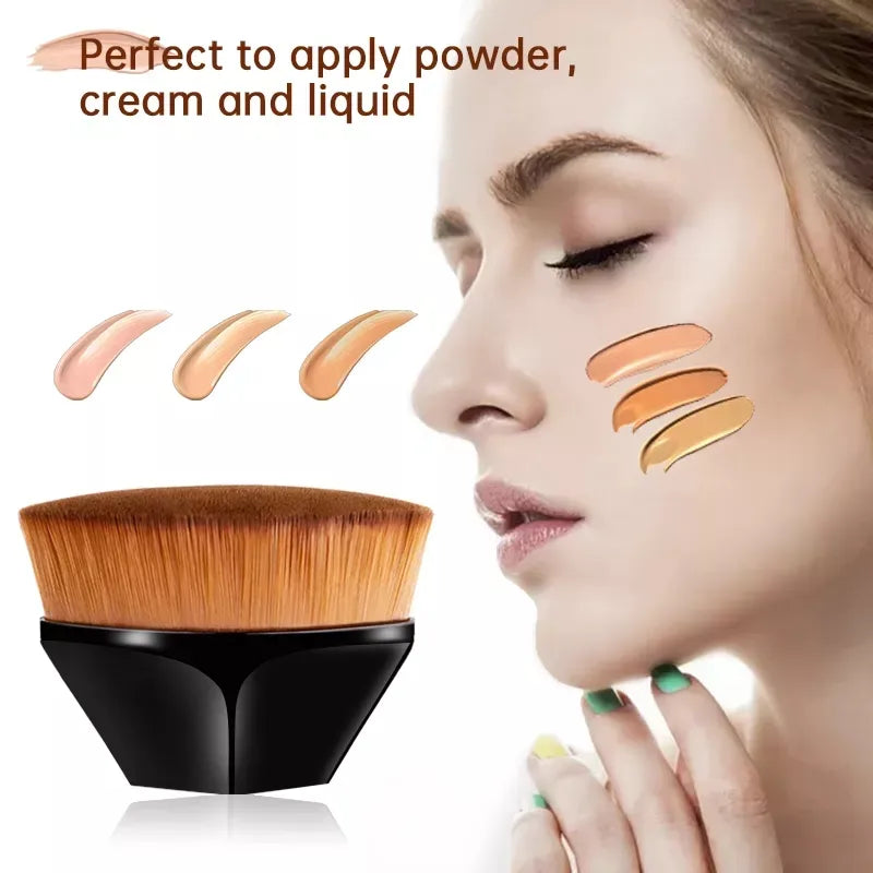 Six Corners Makeup Brush Kabuki Flawless Foundation Brush For Liquid Make Up Brush Set Cosmetic Soft Synthetic Makeup for Women [CSM]