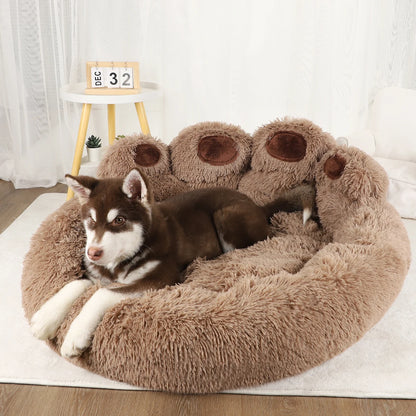 Pet Dog Sofa Beds for Small Dogs Warm Accessories Large Dog Bed Mat Pets Kennel Washable Plush Medium Basket Puppy Cats Supplies [PET]