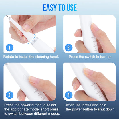 Electric Toothbrush Sonic Dental Teeth Whitening Kit Tooth Whitener Calculus Tartar Remover Tools Cleaner Stain Oral Care [DEN]